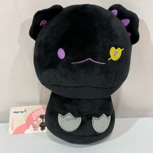 Mewaii Mushroom Black Astra Axolotl Plush 8” Soft  Fun Cute Purple Accents